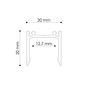 Preview: Eglo 69302 LEDLINE20 STANDARD Profil 3020x20mm Alu Eloxiert
