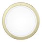 Preview: Eglo 83157 Planet 1 Wandleuchte / Deckenleuchte E27 Stahl messing weiss klar