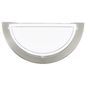 Preview: Eglo 83163 Planet 1 Wandleuchte E27 Stahl nickel-matt weiss klar