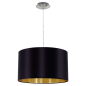 Preview: Eglo Pendelleuchte Maserlo Ø38cm E27 schwarz-gold 31599