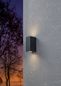 Preview: Eglo 900276 JABAGA LED Außen-Wand-/Deckenleuchte 2x4,6W Schwarz IP44