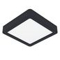 Preview: Eglo 900643 FUEVA 5 LED Ein-/Aufbauleuchte 11W 160x160mm Schwarz Weiss Warmweiss IP44