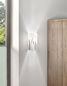 Preview: Eglo 92742 Rivato Wandleuchte E14 Stahl weiss chrom