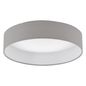 Preview: Eglo 93949 Palomaro LED Deckenleuchte 12W Kunststoff weiss taupe (graubraun)