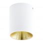 Preview: Eglo LED Deckenleuchte Polasso rund weiss und gold