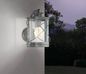 Preview: Eglo 94866 HILBURN 1 E27 Außen-Wand-/Deckenleuchte Silber-Antik IP44
