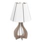 Preview: Eglo 94954 Cossano Tischleuchte E27 Holz Braun