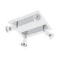 Preview: Eglo 94962 Sarria LED Spot 4x5W Stahl Weiss Chrom