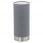 Preview: Eglo Tischleuchte Pasteri E27 mit Touch grau