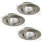Preview: Eglo 95359 Tedo 1 LED Einbauleuchte 3x5W Aluguss Nickel-matt