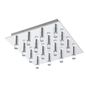 Preview: Eglo 95363 Teocelo LED Deckenleuchte 17,6W Quadrat-Leuchte Chrom