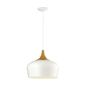 Preview: Eglo 95383 Obregon Pendelleuchte E27 Stahl Creme Eiche