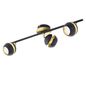 Preview: Eglo 95484 Nocito LED Spot 3x4W Stahl Schwarz Gold