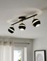 Preview: Eglo 95484 Nocito LED Spot 3x4W Stahl Schwarz Gold