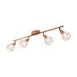 Preview: Eglo 95548 Zapata LED Spot 4x2,5W Stahl Kupfer