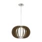 Preview: Eglo 95591 Stellato 3 Pendelleuchte E27 Holz braun
