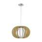 Preview: Eglo 95598 Stellato 1 Pendelleuchte E27 Holz ahorn