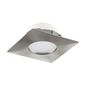 Preview: Eglo 95799 Pineda LED Einbauleuchte 1x6W 7,8x7,8cm Nickel
