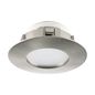 Preview: Eglo 95819 Pineda LED Einbauleuchte 1x6W Ø7,8cm Nickel IP44