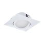 Preview: Eglo 95841 Pineda LED Einbauleuchte 1x6W schwenkbar 8,4x8,4cm Weiss