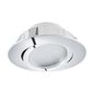 Preview: Eglo 95848 Pineda LED Einbauleuchte 1x6W schwenkbar Ø8,4cm Chrom