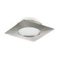 Preview: Eglo 95863 Pineda LED Einbauleuchte 1x12W 10,2x10,2cm Nickel