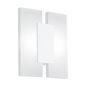 Preview: Eglo 96042 Metrass 2 LED Wandleuchte 2x4,5W Alu Weiss
