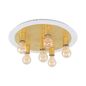 Preview: EGLO 97493 PASSANO LED Deckenleuchte gold E27 6x4W
