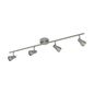 Preview: EGLO 97826 TIBERIO 1 LED Spot-Leuchte nickel-matt 4x3W 3000K warmweiss