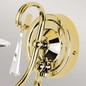 Preview: Elstead Aegean Wandleuchte E14 Poliertes Messing
