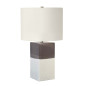 Preview: Elstead Alba Tischleuchte E27 Creme Hellgrau, Made in UK