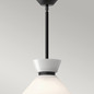 Preview: Elstead Halston Pendelleuchte E27 Mattes Schwarz Opal