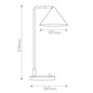 Preview: Elstead Remyck Tischlampe E27 Mattes Schwarz Mattschwarz