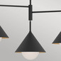 Preview: Elstead Remyck Pendelleuchte E27 3-fach Mattes Schwarz Mattschwarz