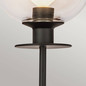 Preview: Elstead Sylvia Wandleuchte E14 Mattes Schwarz Glas klar