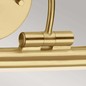 Preview: Elstead Alton LED Bilderleuchte 67cm Gebürstetes Messing