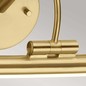 Preview: Elstead Alton LED Bilderleuchte 39cm Gebürstetes Messing