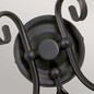 Preview: Elstead Artisan Wandleuchte E14 2-fach Schwarz