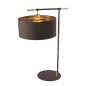 Preview: Elstead Balance Tischleuchte E27 Braun/Poliertes Messing, Made in UK