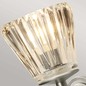 Preview: Elstead Agatha LED Wandleuchte G9 Nickel gebürstet IP44