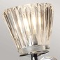 Preview: Elstead Agatha LED Wandleuchte G9 Poliertes Chrom IP44