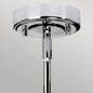 Preview: Elstead Agatha LED Hängeleuchte G9 Poliertes Chrom IP44