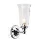 Preview: Elstead Austen LED Wandleuchte G9 30cm Poliertes Chrom IP44