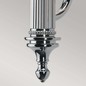 Preview: Elstead Carroll LED Wandleuchte G9 35cm Poliertes Chrom IP44