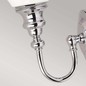 Preview: Elstead Cheadle LED Wandleuchte G9 Poliertes Chrom IP44