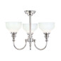 Preview: Elstead Cheadle LED Kronleuchter G9 3-fach Poliertes Chrom IP44