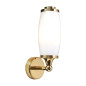 Preview: Elstead Eliot LED Wandleuchte G9 Poliertes Messing IP44