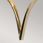 Preview: Elstead Falmouth LED Wandleuchte G9 Französisches Gold
