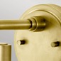 Preview: Elstead Morvah Wandleuchte E27 Gebürstetes Messing IP44