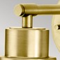 Preview: Elstead Morvah Wandleuchte E27 Gebürstetes Messing IP44